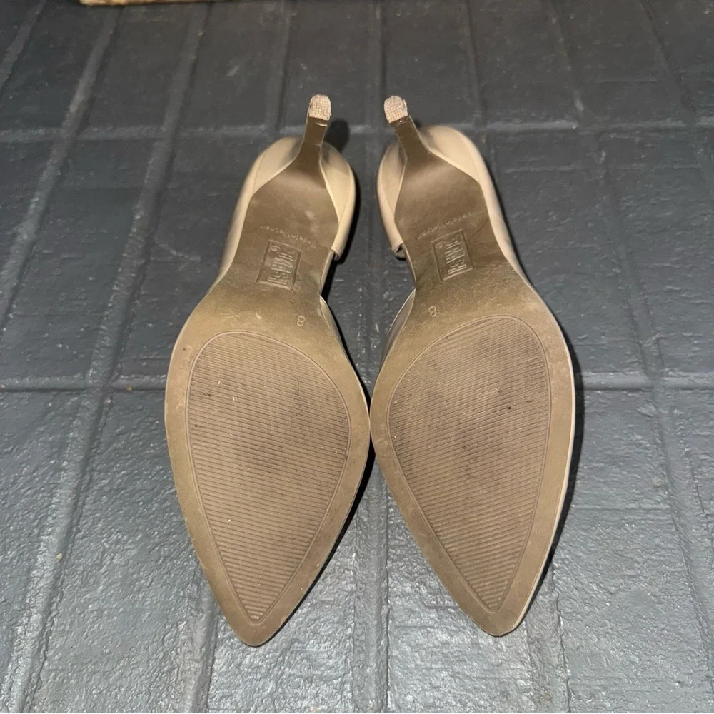 Brash Women's Size 8 Nude‎ Tan Pointed Toe Heels Classy Formal Dressy Pumps